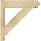 Ekena Millwork Traditional Rough Sawn Arts and Crafts Outlooker, Douglas Fir, 6"W x 22"D x 22"H OUT06X22X22TRA03RDF - alternate 2